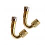 Set prelungitor valva metalic curbat 45 grade - imagine 77950